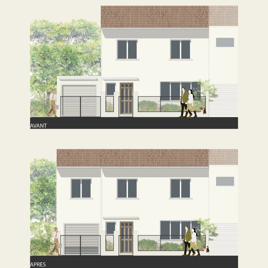 AVANT / APRES FACADE RUE