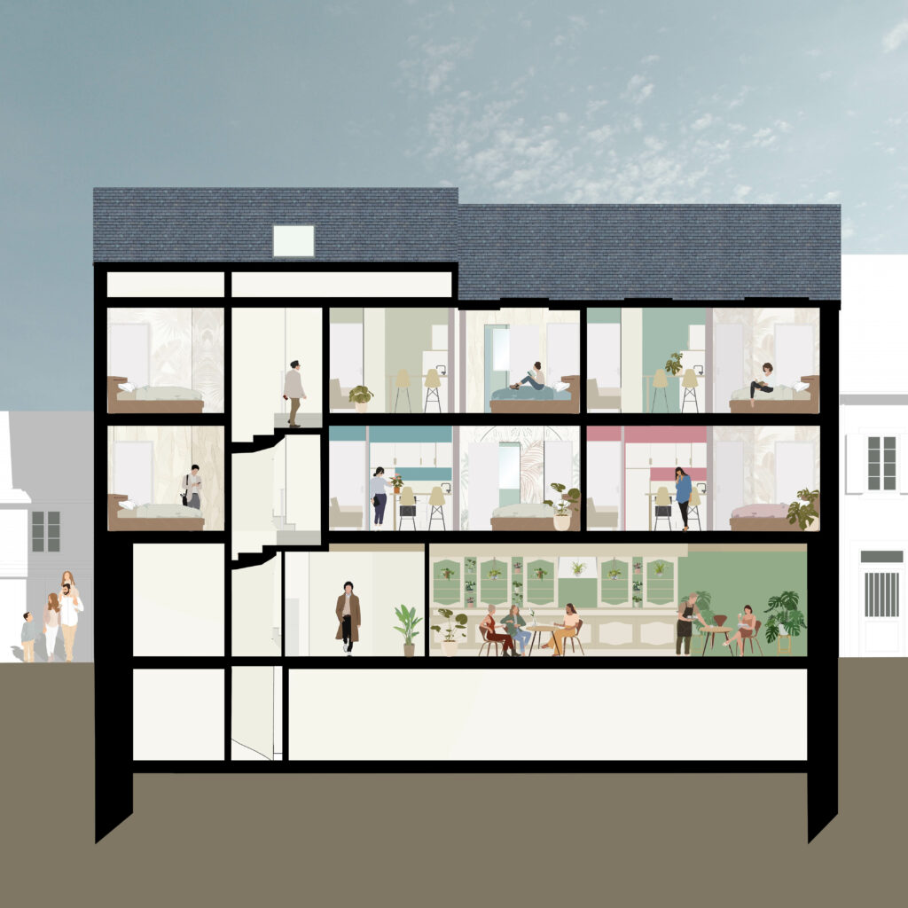 COUPE DES APPARTEMENTS