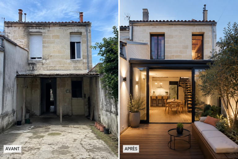 rénovation échoppe bordelaise